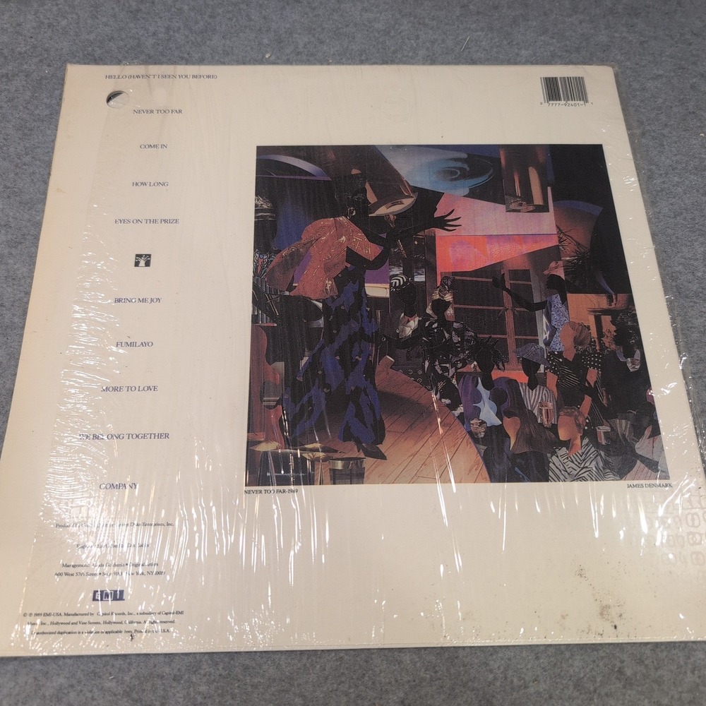Dianne Reeves Never Too Far Vinyl LP 1989 EMI-USA E1-92401 Jazz R&B George Duke - Picture 4 of 8
